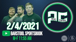 Barstool Sports Picks Central with Brandon Walker || Thursday, February 4th, 2021