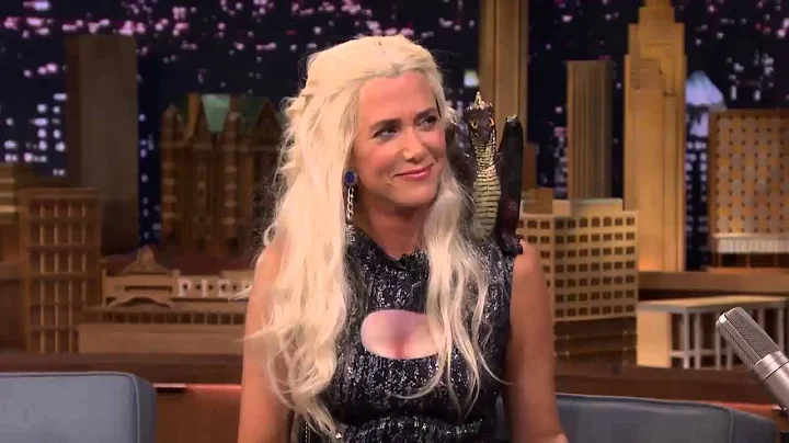 Jimmy Interviews Khaleesi from Game of Thrones Kristen Wiig