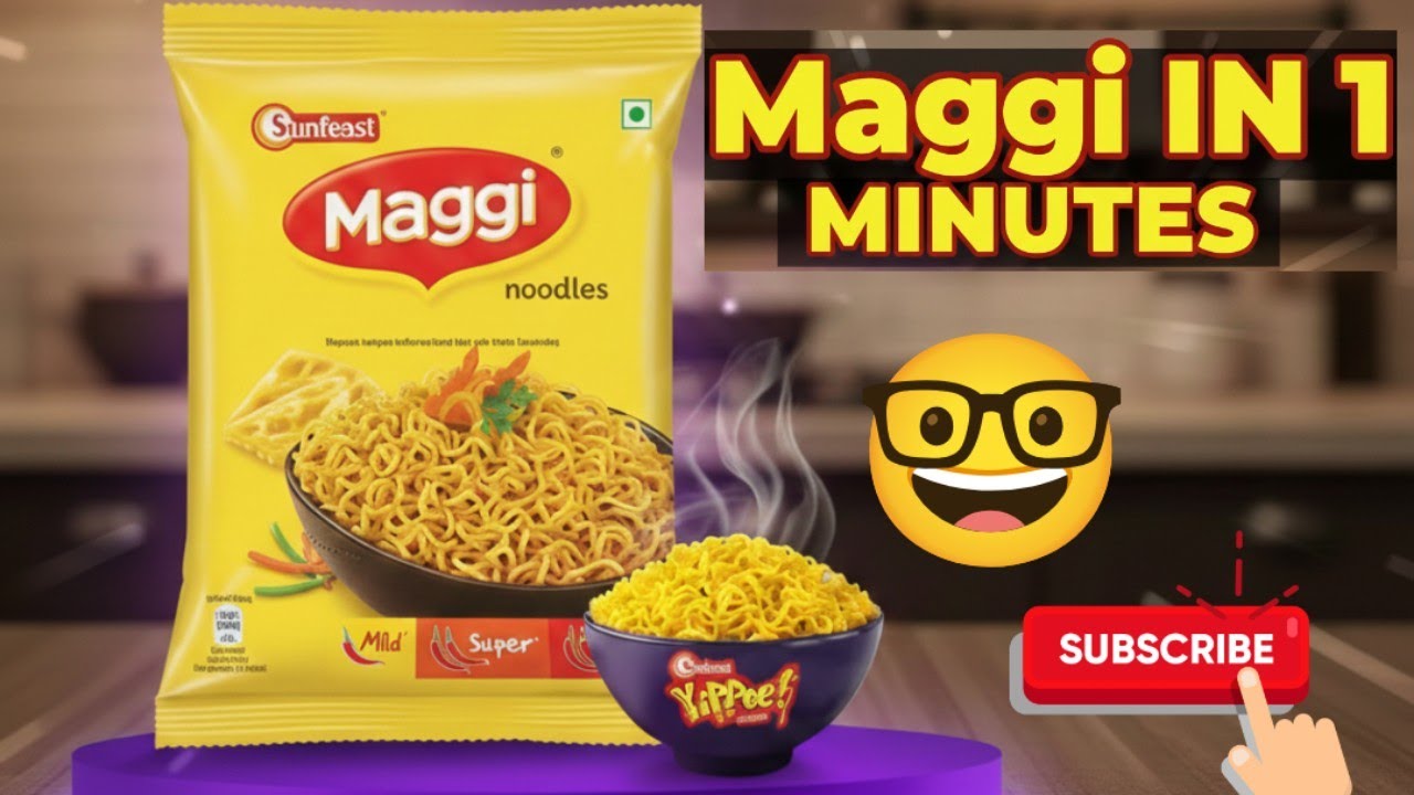 First Time I Cook this 🤓| Maggi IN 1 Minutes| How to Cook Maggi 