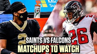 New Orleans Saints VS Atlanta Falcons Key Matchups | NFL Week 11 Matchups to Watch