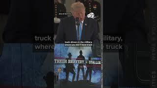 President Trump says veterans will be new 'freedom' truck drivers