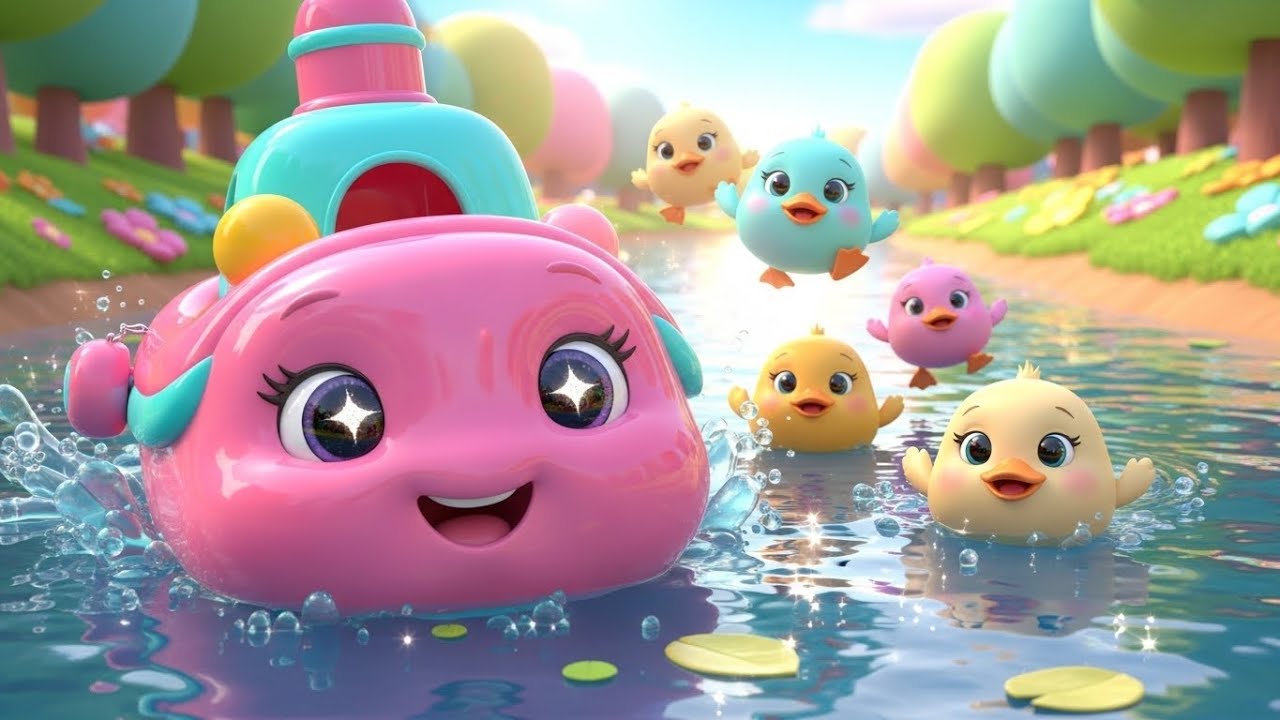 Adventure Ahoy! Toy Boat’s River Trip with Ducks 🚤🦆 | Nursery Rhymes for Kids