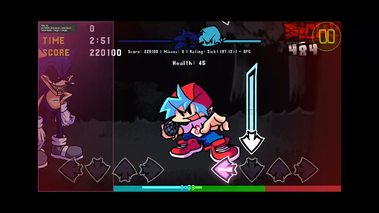 You Can't Run 2011x Edition - VS: Sonic.exe UST [Charted]