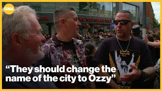 Ozzy Osbourne fans gather for his funeral: ‘It’s almost like losing a loved one’ | GMA