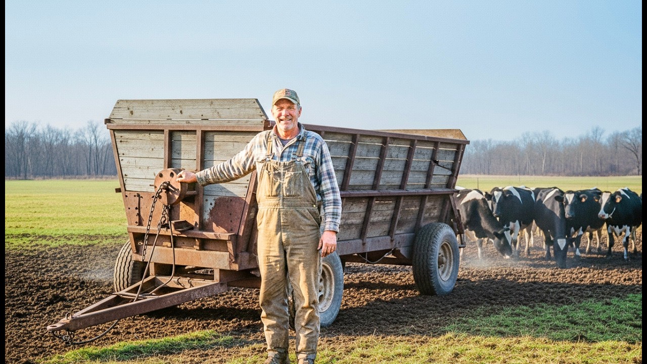 They Auctioned the Farm in 1986 — But the Old Manure Spreader Never Left the Yard