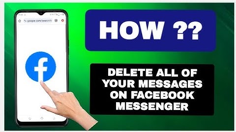 How to Delete All of Your Messages on Facebook Messenger at Once 2024 |Delete all Chats on Messenger
