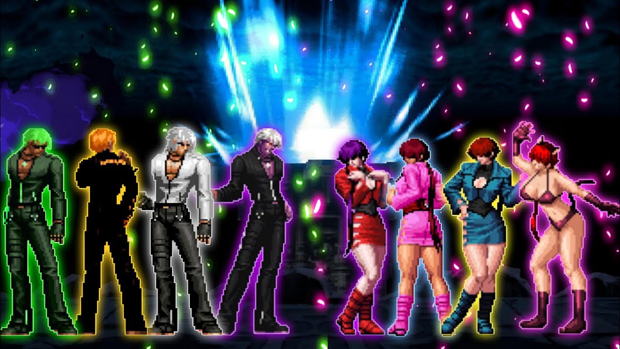 [KOF Mugen] K' Team VS. Shermie Team