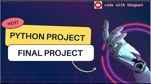 How we want to make python project | musical instrument | final project | Project series