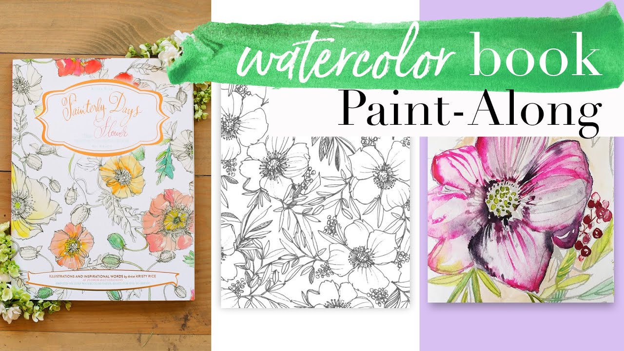 Learn to watercolor an Anemone Flower with Kristy Rice 