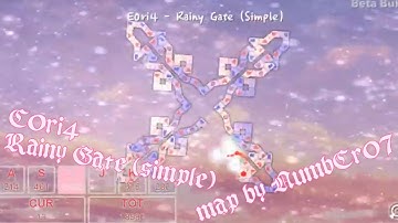 [ADOFAI custom clear] E0ri4-Rainy Gate (simple) (map by NumbEr07)