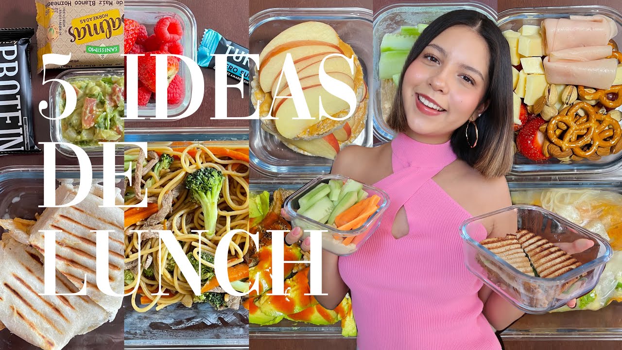 IDEAS DE LUNCH🧃 (rápido, fácil, sano y rico) -Nina