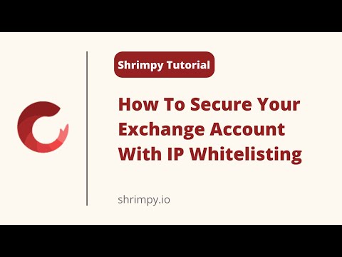 How To Secure Your Exchange Account With IP Whitelisting | Shrimpy Tutorial