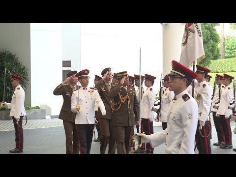 Royal Brunei Land Forces Commander Makes Introductory Visit to Singapore