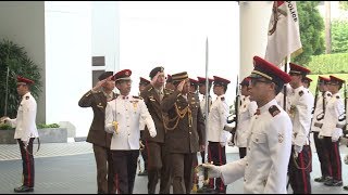 Royal Brunei Land Forces Commander Makes Introductory Visit to Singapore