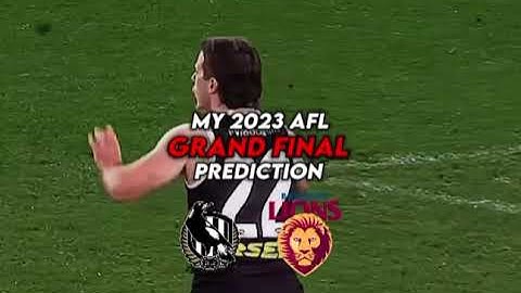AFL 2023 GRAND FINAL PREDICTIONS🔥 #afl #footy #aflgrandfinal #predictions