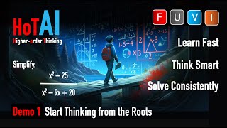 Master Math – Demo 1 – Higher-Order Thinking: Thinking from the Roots. Learn Fast—Think Smart #maths