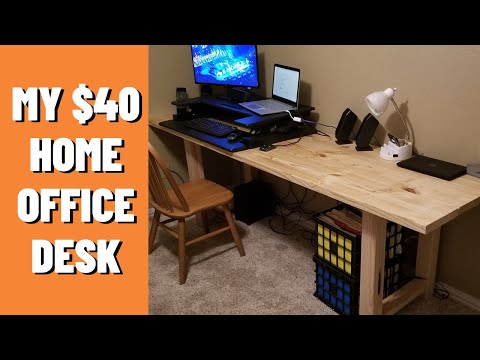 Easy-to-build large desk ideas for your home office! – The Home Office