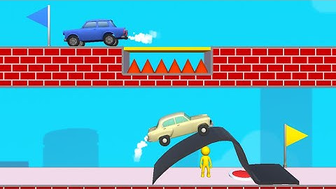 Satisfying and relaxing ASMR Mobile Games - Draw The Bridge 3D