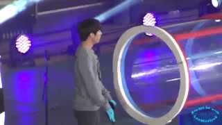 20131130 KBS출발드림팀 녹화-아이돌철인왕 제4경기 통돌이달리기