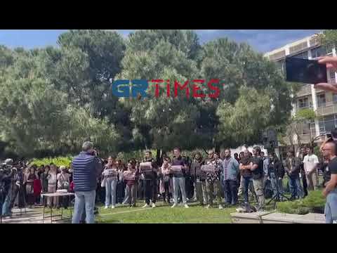 Μνημείο για τα Τέμπη στο ΑΠΘ