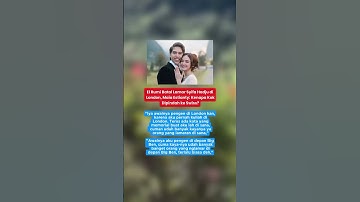 El Rumi & Syifa Hadju #news #kabarterbaru #beritaterkini #artis #elrumi #syifahadju #beritahari