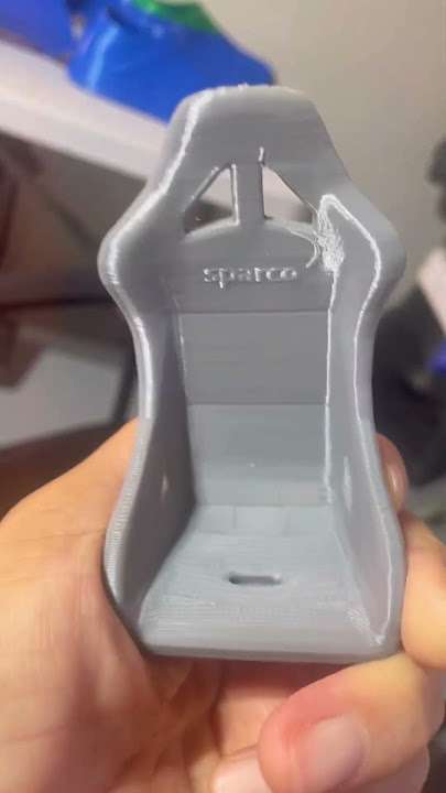 3DPrintedRacingSeat #110Scale #RCCarMods #3DPrinting #MiniRacer #3DPrintLife #ScaleBuild #RCShorts