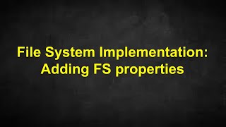 File system implementation in python part 6