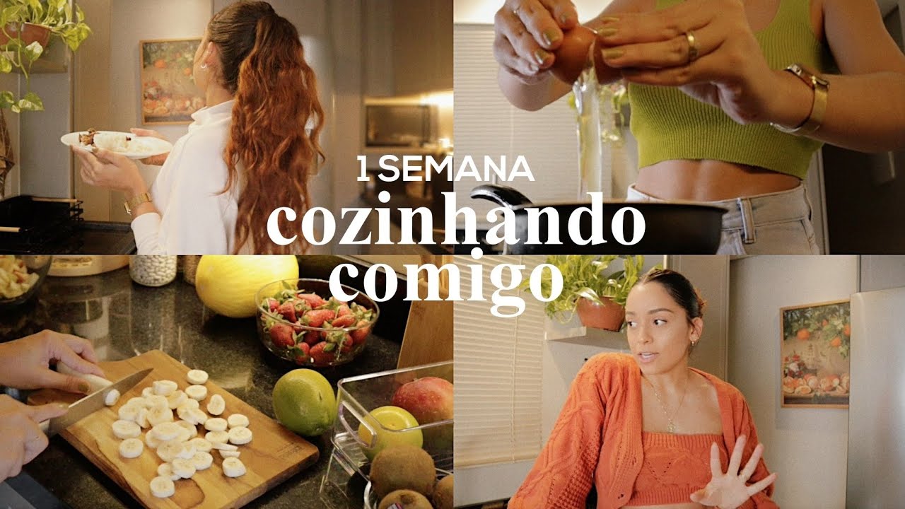 O QUE EU COMO EM UMA SEMANA: cozinhando todos os dias | EP. 03.