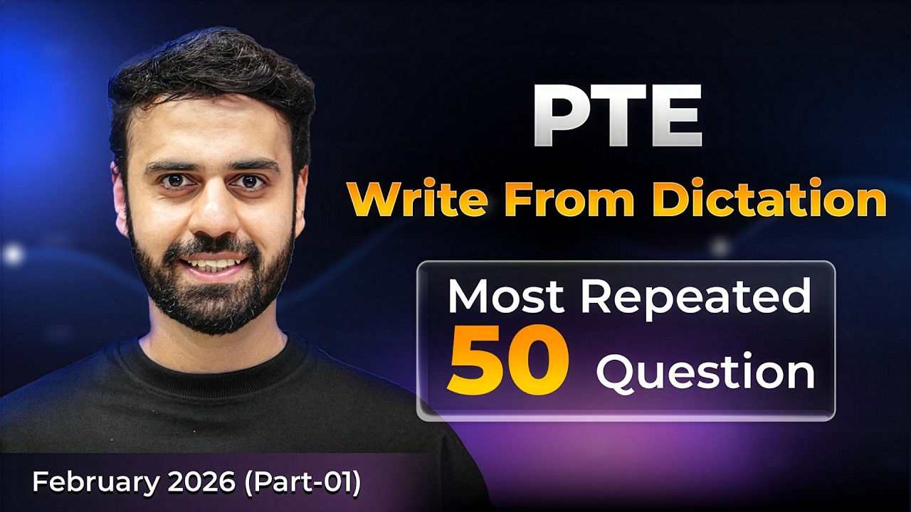 PTE Аудирование и письмо под диктовку | Прогноз реального экзамена, февраль 2026 г. | VLE