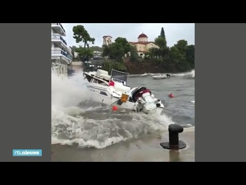 Ravage enorm na zware storm Griekenland - RTL NIEUWS