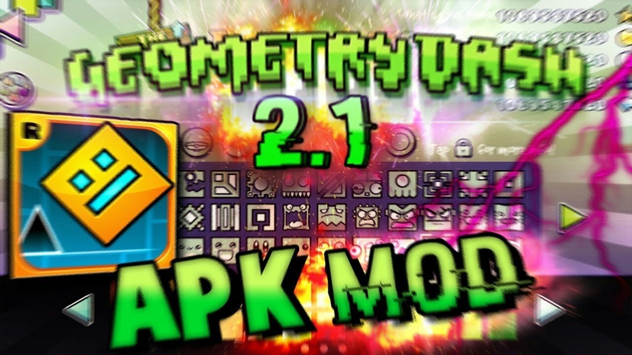 Geometry Dash V2111 Mod Apk Link In Description Youtube