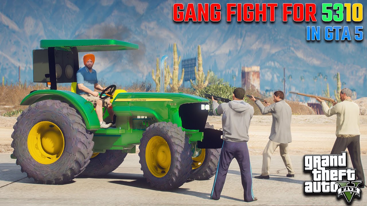 Gang Fight For John Deere 5310 | Punjabi GTA VIDEO #Ep52