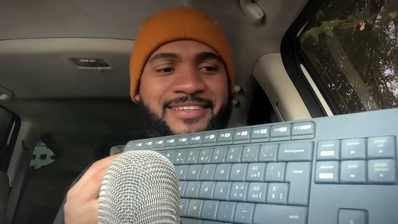 ASMR en el CARRO 🚘 LLUVIA de MOUTH SOUNDS Y TAPPING con LOS VASITOS 🥤