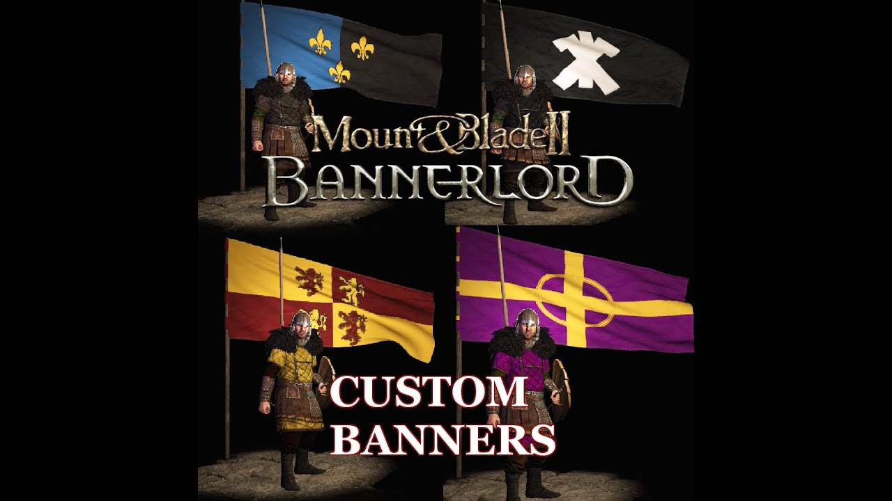 Mount & Blade Bannerlord: How to make your own custom banner *Outdated* - YouTube