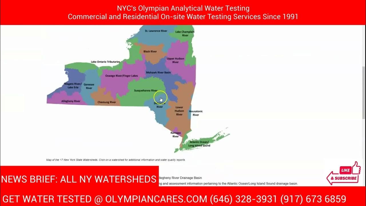 Water Testing Yonkers All NY Watersheds YouTube