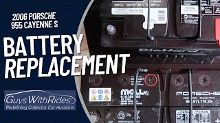 How to change a battery in a 2004-2006 955 Porsche Cayenne S