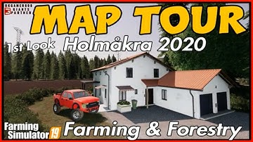 HOLMAKRA 2020 Map Tour Review fs19 New Map farming simulator 19