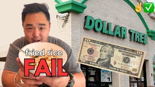 $10 Dollar Tree vs. Fried Rice Challenge | SPIN THE ASIAN VERIFIED WHEEL ✌️✅