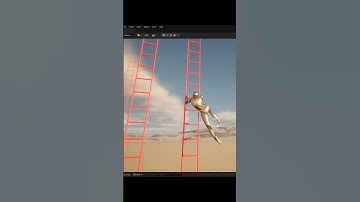AAA Ladder system  #gamedevelopment #gaming #parkour #unity #unrealengine #ue5 #ladder