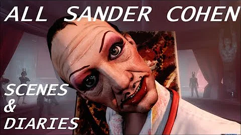 Bioshock - All Sander Cohen Scenes & Diaries HD