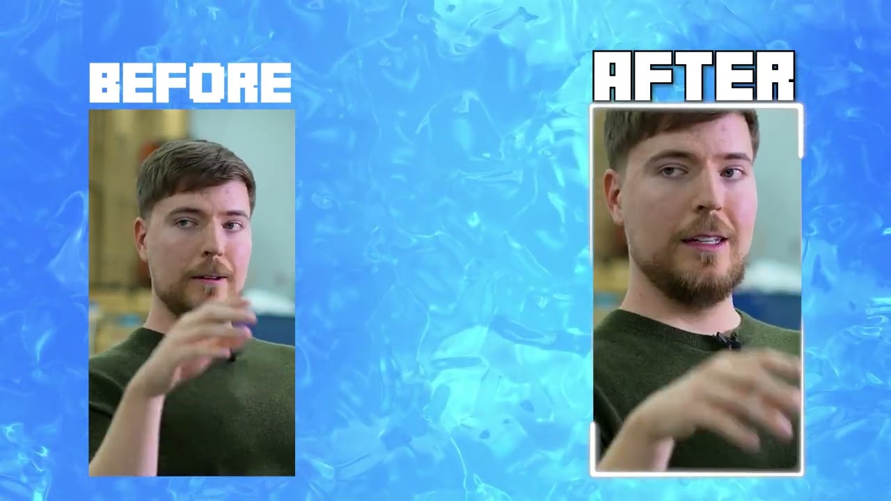 before and after reel/tiktok edit showreel