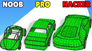 NOOB vs PRO vs HACKER in Money Car