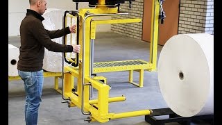 Roll handling solution for heavy 600Kg-1300Lb rolls by Dotec, RH600 OD