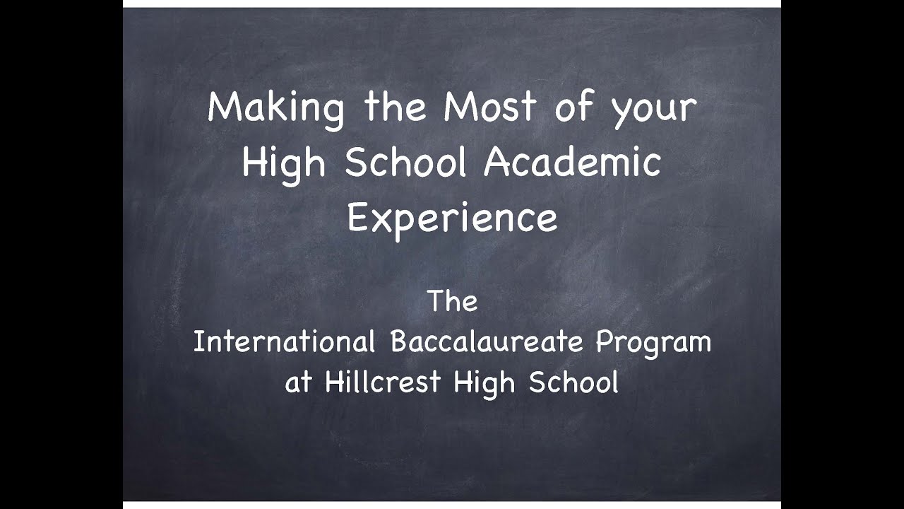 15 IB Middle School Presentation