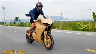 Tự Chế Tạo Ducati Panigale V4S Từ Xe Máy Cũ Của Thanh Niên Việt Nam _ Homemade Ducati