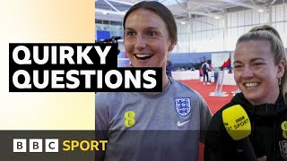 Euro 2022: England's Lionesses answer quirky questions | BBC Sport