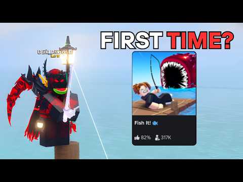 Playing roblox Fish it for the first time!
