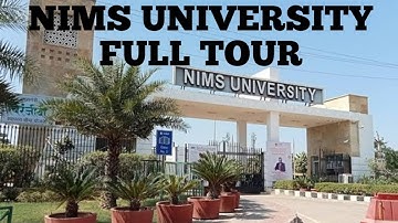 NIMS University/ Campus Tour/ Full Tour/ #Pharm.D #pharmacy  #nursing #nimsuniversty #mbbs