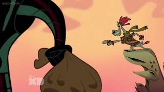 Sylvia, fighting with Killbot 85 - wander over yonder (first round)