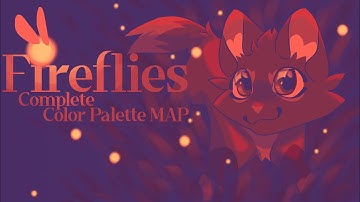 Fireflies Complete Color Palette MAP